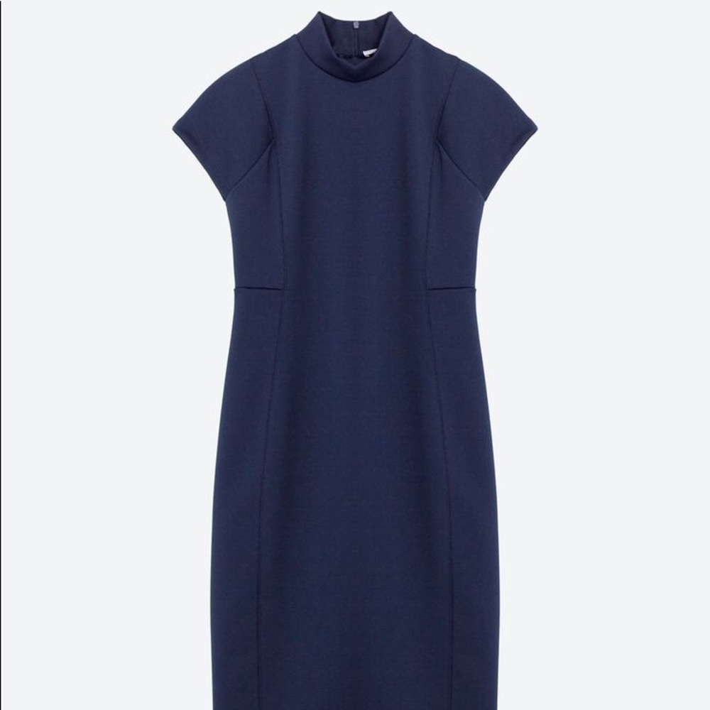 Zara Navy blue dress casual